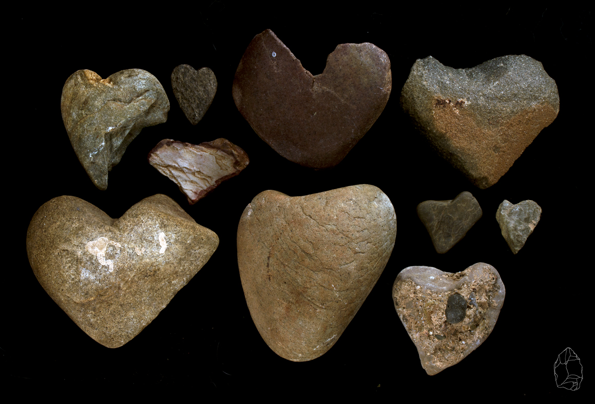 Piedras corazón